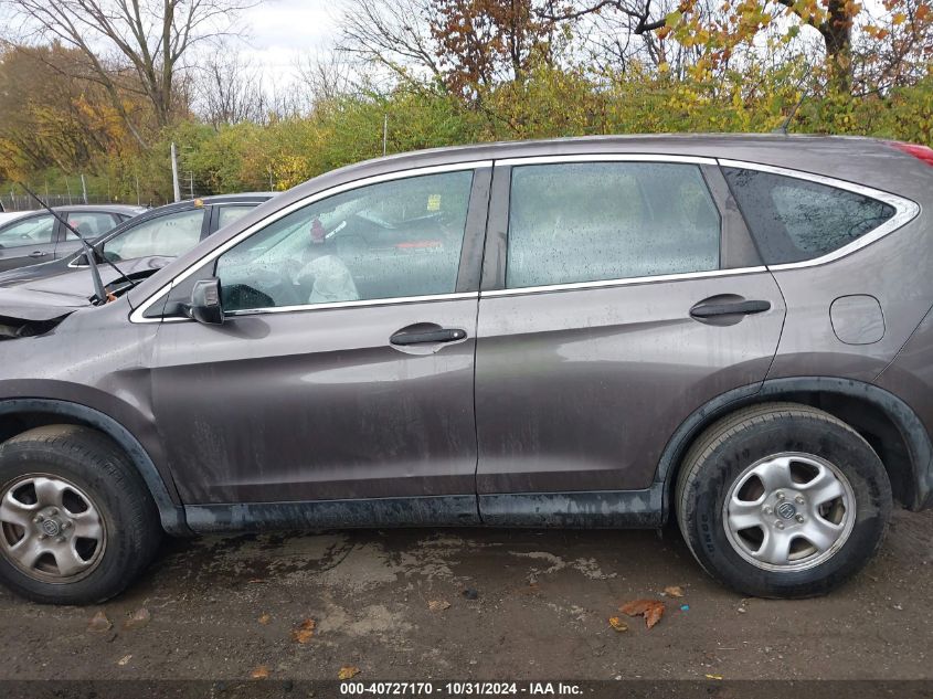 2014 Honda Cr-V Lx VIN: 2HKRM3H38EH546132 Lot: 40727170