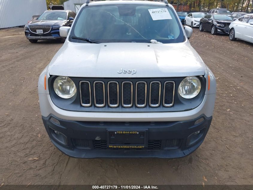 2015 Jeep Renegade Latitude VIN: ZACCJBBT9FPC43334 Lot: 40727179