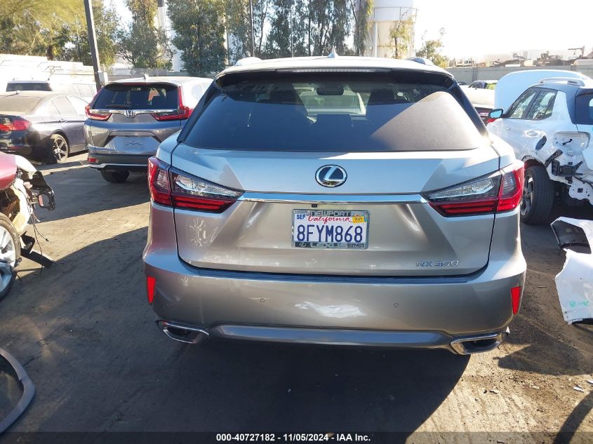 2019 Lexus Rx 350 VIN: 2T2ZZMCA2KC118127 Lot: 40727182