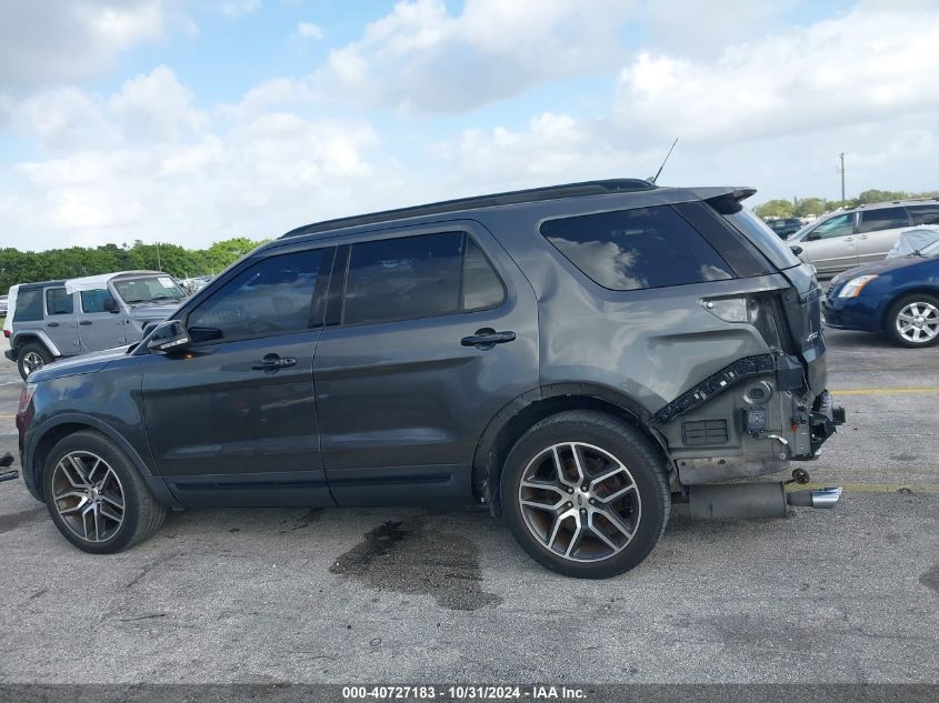 2018 Ford Explorer Sport VIN: 1FM5K8GT4JGC23094 Lot: 40727183