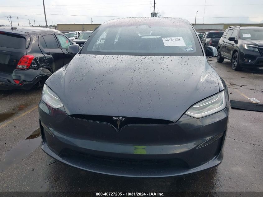 2023 Tesla Model X Dual Motor All-Wheel Drive/Standard Range VIN: 7SAXCBE57PF400755 Lot: 40727205