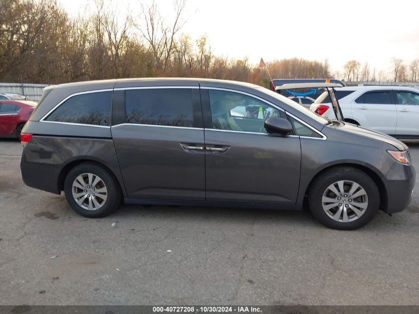 2017 Honda Odyssey Ex-L VIN: 5FNRL5H65HB011626 Lot: 40727208