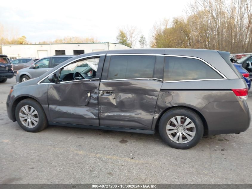 2017 Honda Odyssey Ex-L VIN: 5FNRL5H65HB011626 Lot: 40727208