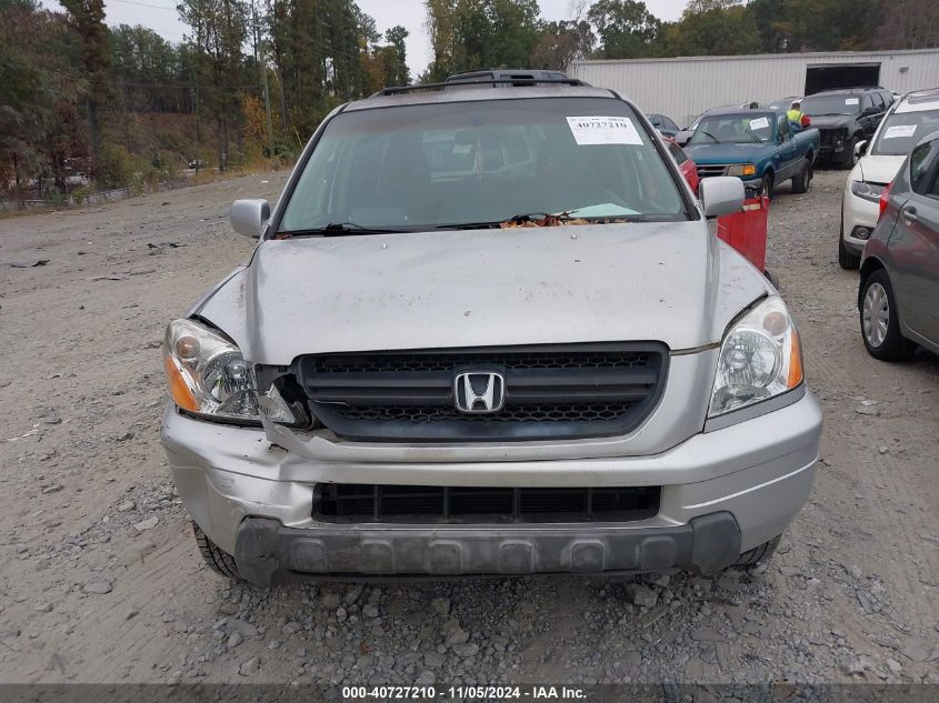 2003 Honda Pilot Ex VIN: 2HKYF18493H564896 Lot: 40727210