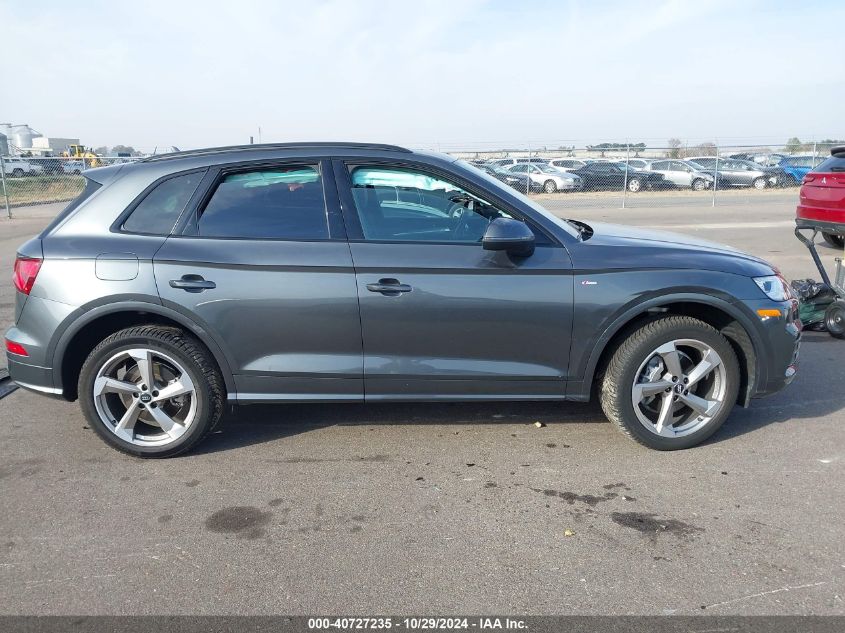 2020 Audi Q5 Titanium Premium Plus 45 Tfsi Quattro S Tronic VIN: WA1ENAFY0L2119289 Lot: 40727235