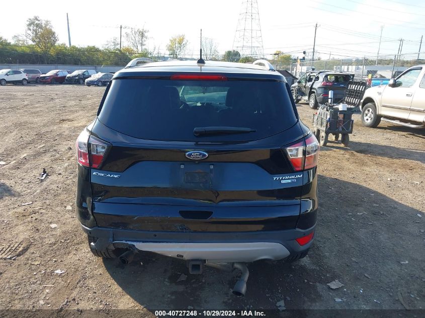 2017 Ford Escape Titanium VIN: 1FMCU9J99HUC21874 Lot: 40727248