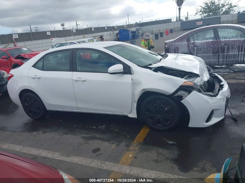 2015 Toyota Corolla Le VIN: 2T1BURHE4FC264614 Lot: 40727254