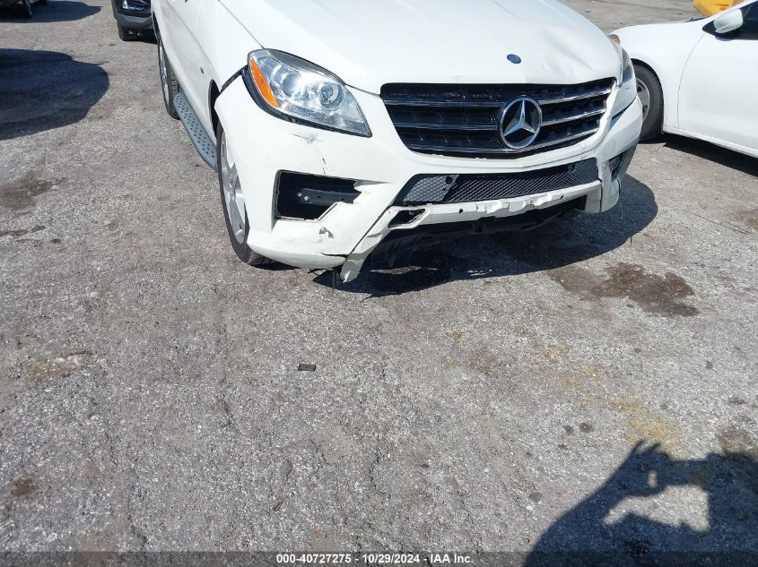 2012 Mercedes-Benz Ml 550 4Matic VIN: 4JGDA7DB2CA091429 Lot: 40727275