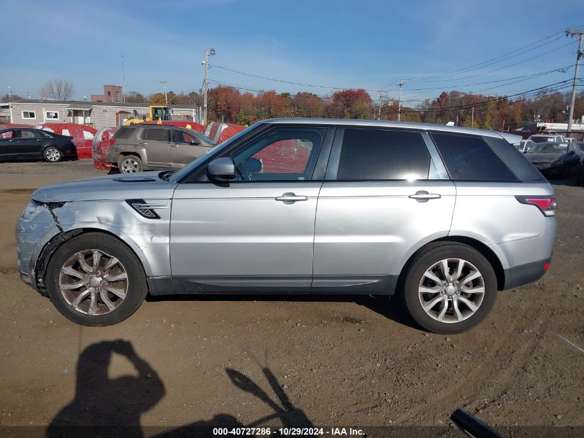 2015 Land Rover Range Rover Sport 3.0L V6 Supercharged Hse VIN: SALWR2VF7FA629551 Lot: 40727286