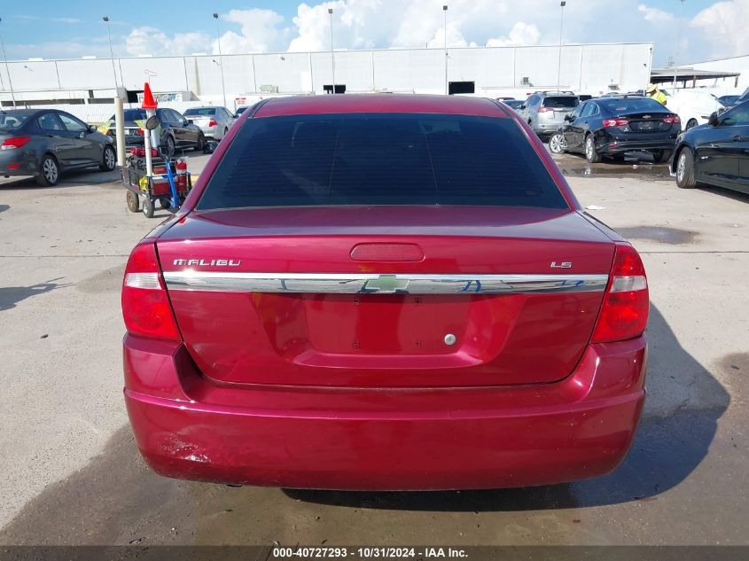 2006 Chevrolet Malibu Ls VIN: 1G1ZS51F16F300422 Lot: 40727293