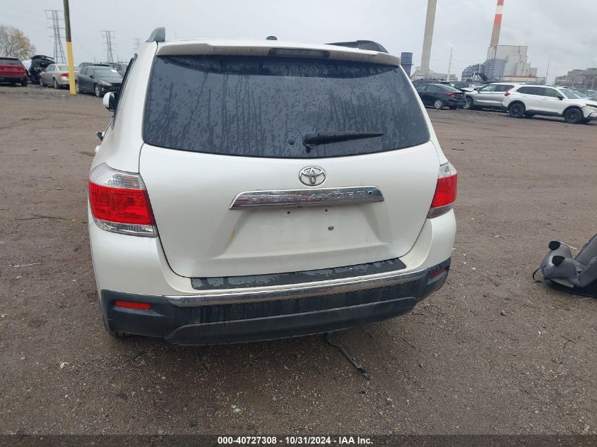 2012 Toyota Highlander Se VIN: 5TDZA3EH9CS020348 Lot: 40727308