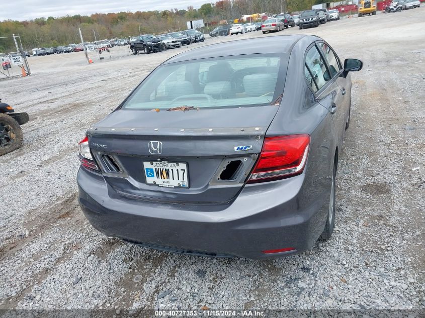 2014 Honda Civic Hf VIN: 2HGFB2F6XEH534932 Lot: 40727353