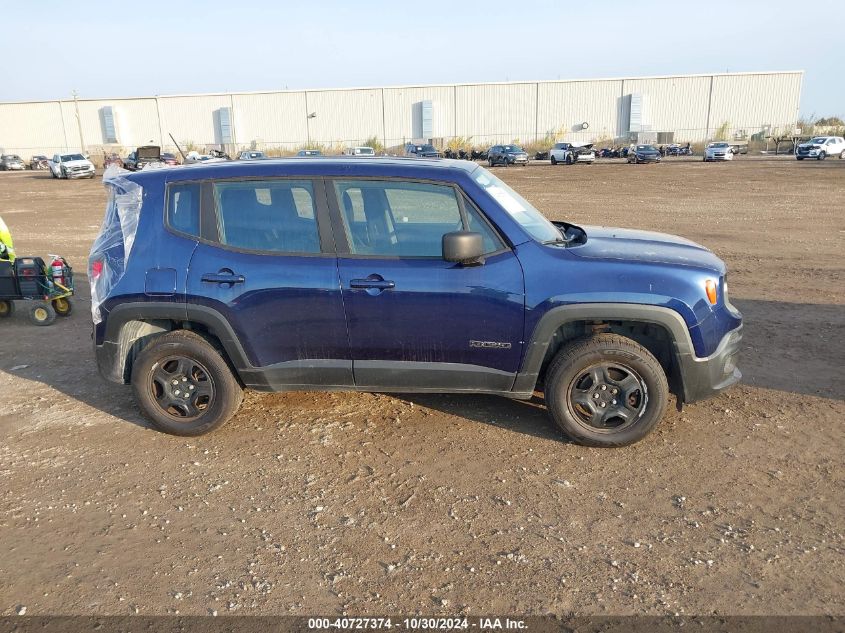 2017 Jeep Renegade Sport 4X4 VIN: ZACCJBAB0HPE61243 Lot: 40727374