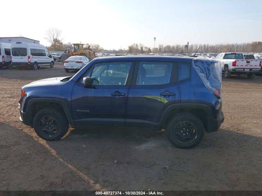 2017 Jeep Renegade Sport 4X4 VIN: ZACCJBAB0HPE61243 Lot: 40727374