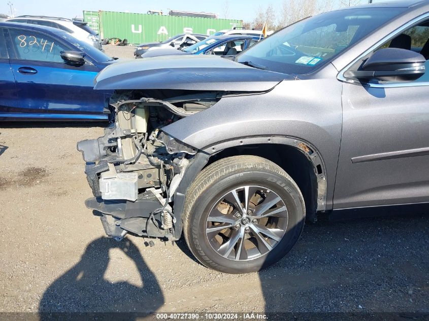 2017 Toyota Highlander Le VIN: 5TDBZRFH0HS429163 Lot: 40727390