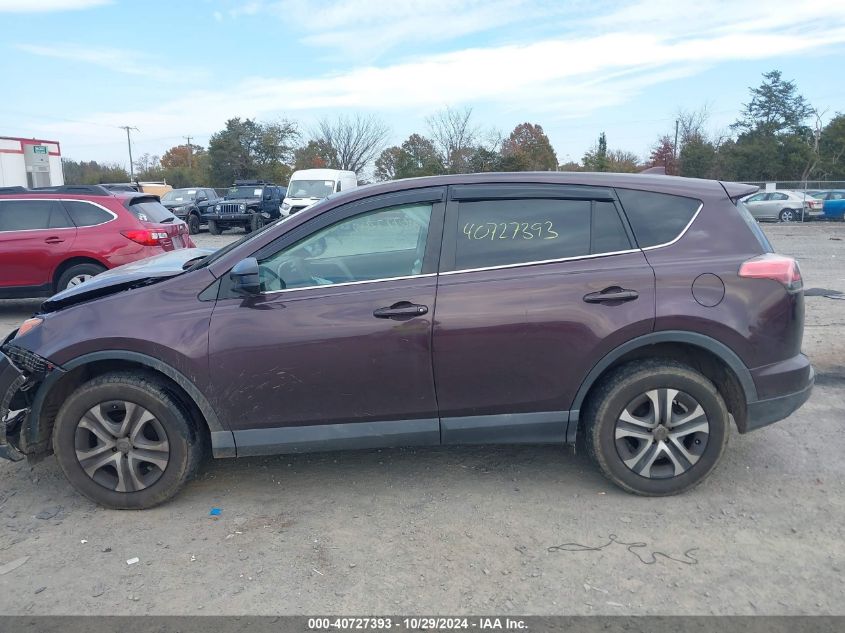 2018 Toyota Rav4 Le VIN: 2T3BFREV9JW821868 Lot: 40727393