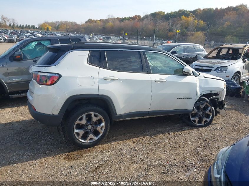 2018 Jeep Compass Limited 4X4 VIN: 3C4NJDCB9JT231605 Lot: 40727422