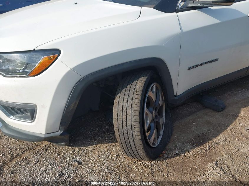 2018 Jeep Compass Limited 4X4 VIN: 3C4NJDCB9JT231605 Lot: 40727422