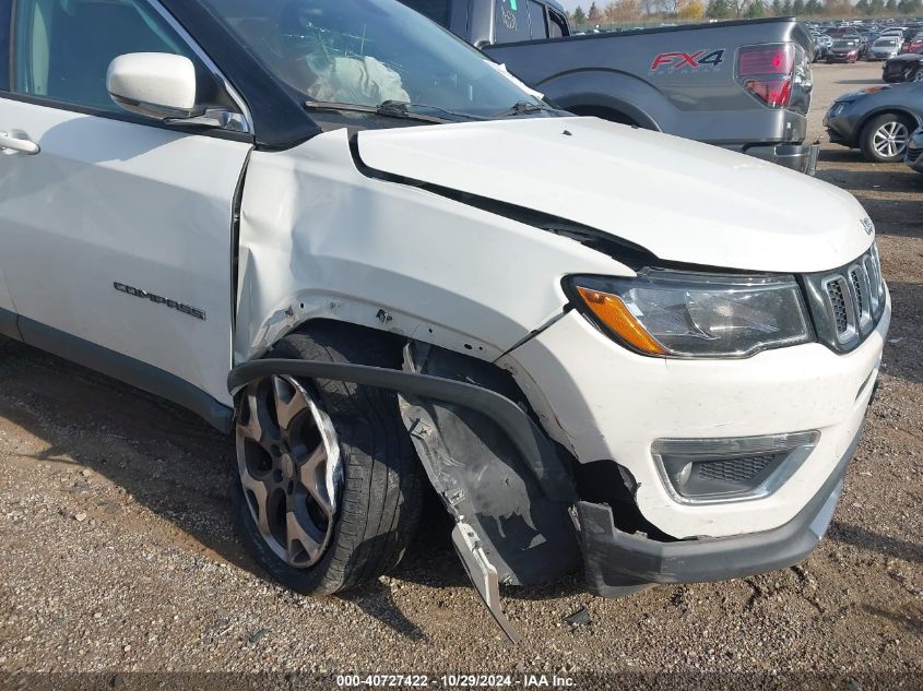 2018 Jeep Compass Limited 4X4 VIN: 3C4NJDCB9JT231605 Lot: 40727422