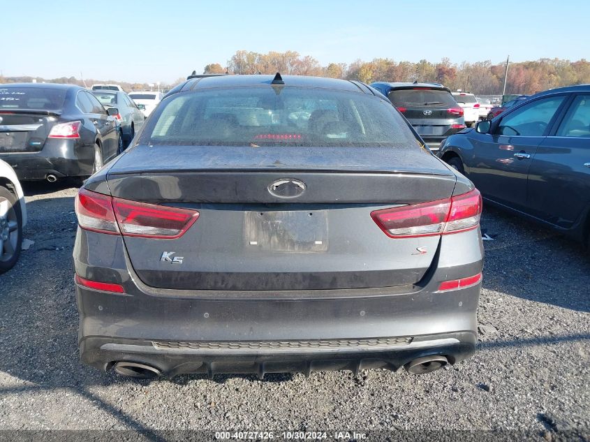 2019 Kia Optima S VIN: 5XXGT4L31KG291550 Lot: 40727426