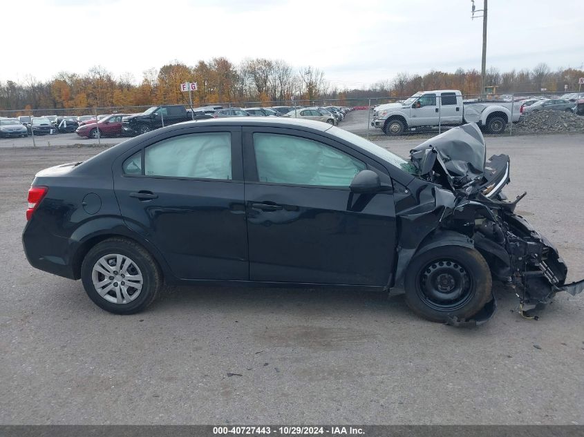 2018 Chevrolet Sonic Ls Auto VIN: 1G1JB5SG9J4128083 Lot: 40727443