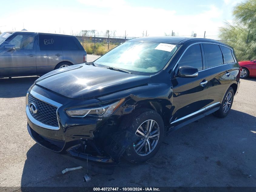 2020 Infiniti Qx60 Pure VIN: 5N1DL0MN2LC527616 Lot: 40727447