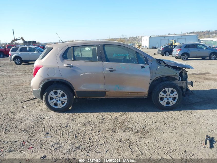 2018 Chevrolet Trax Ls VIN: 3GNCJKSB6JL409118 Lot: 40727480