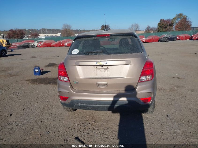 2018 Chevrolet Trax Ls VIN: 3GNCJKSB6JL409118 Lot: 40727480