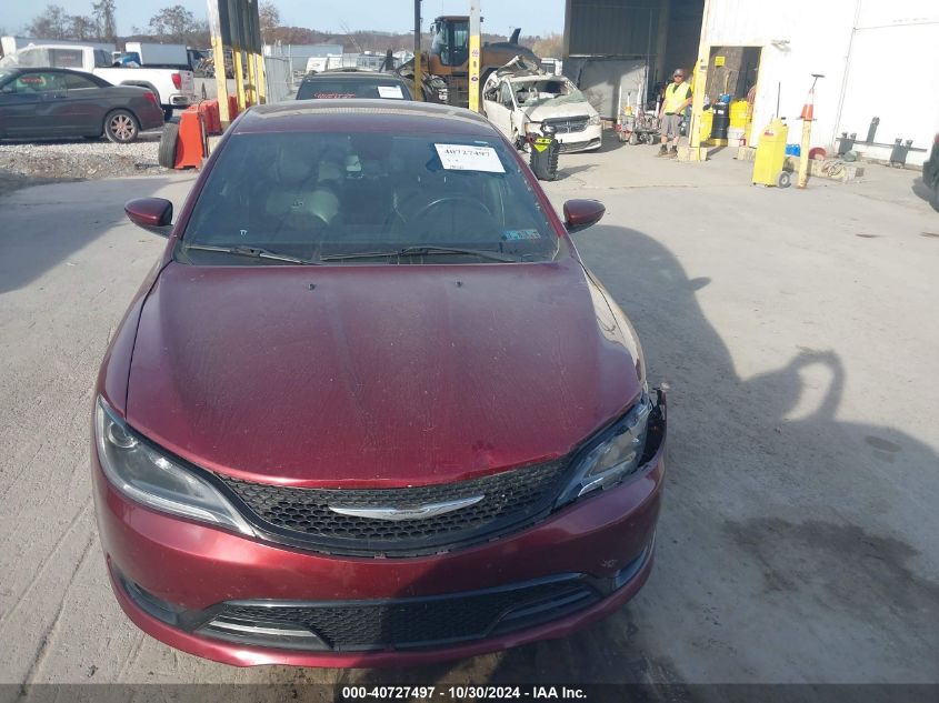 2015 Chrysler 200 S VIN: 1C3CCCBB4FN521470 Lot: 40727497