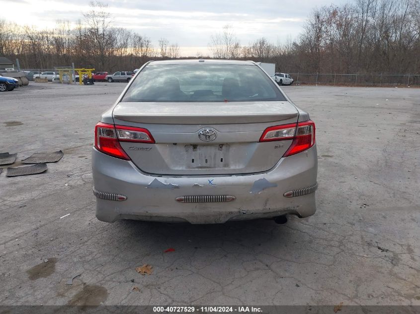 2012 Toyota Camry Se VIN: 4T1BF1FK5CU542273 Lot: 40727529