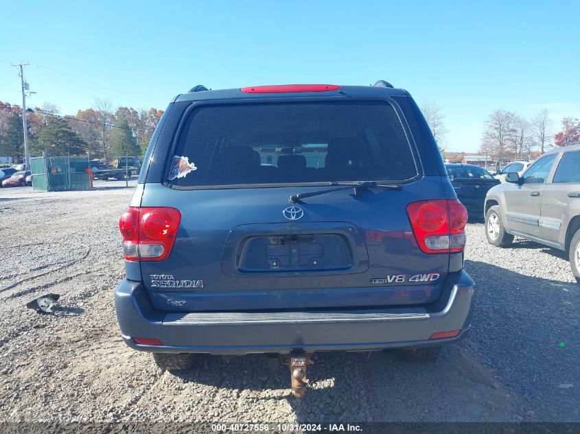 2006 Toyota Sequoia Sr5 V8 VIN: 5TDBT44AX6S276055 Lot: 40727556