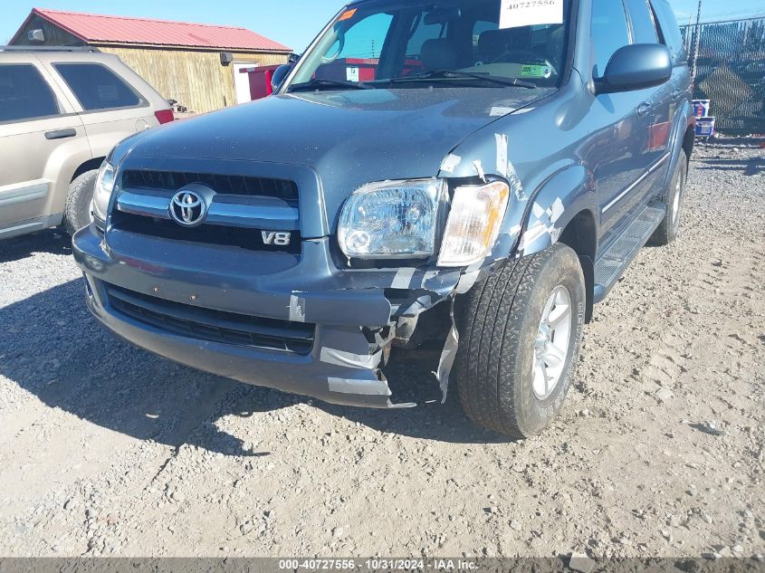 2006 Toyota Sequoia Sr5 V8 VIN: 5TDBT44AX6S276055 Lot: 40727556