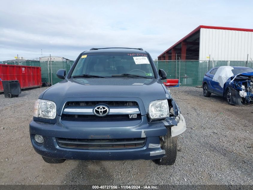 2006 Toyota Sequoia Sr5 V8 VIN: 5TDBT44AX6S276055 Lot: 40727556