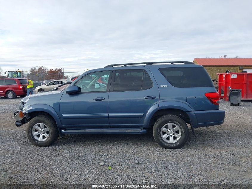 2006 Toyota Sequoia Sr5 V8 VIN: 5TDBT44AX6S276055 Lot: 40727556