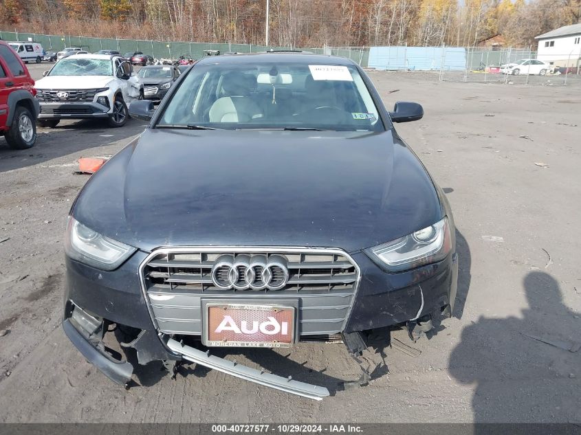 2013 Audi A4 2.0T Premium VIN: WAUFFAFL2DN034768 Lot: 40727577