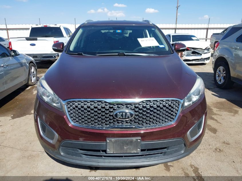 2018 Kia Sorento 3.3L Lx VIN: 5XYPG4A55JG390147 Lot: 40727578