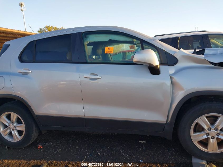 2019 Chevrolet Trax Ls VIN: 3GNCJKSB2KL213985 Lot: 40727590