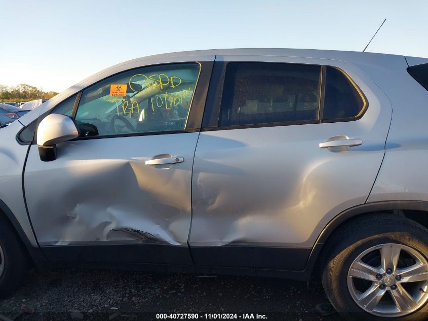 2019 Chevrolet Trax Ls VIN: 3GNCJKSB2KL213985 Lot: 40727590