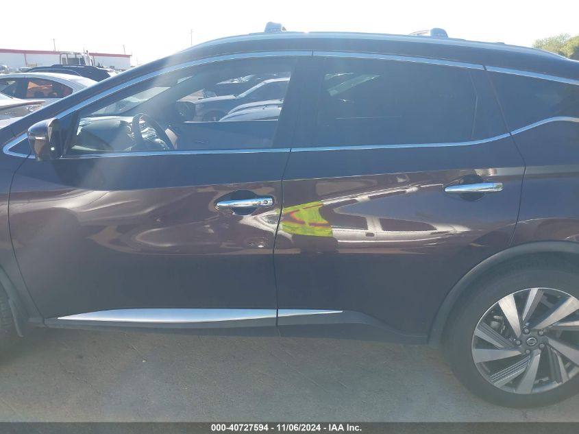 2020 Nissan Murano Sl Fwd VIN: 5N1AZ2CJ3LN140296 Lot: 40727594