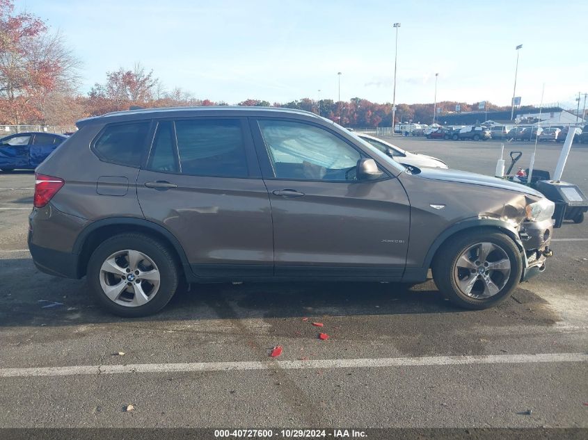 2011 BMW X3 xDrive28I VIN: 5UXWX5C58BL704764 Lot: 40727600