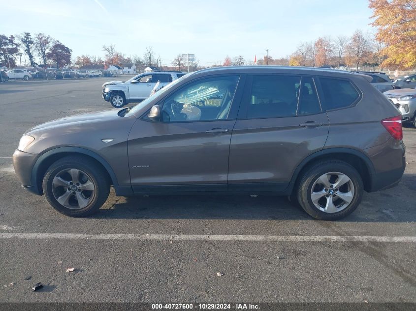 2011 BMW X3 xDrive28I VIN: 5UXWX5C58BL704764 Lot: 40727600