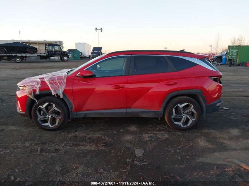 2022 Hyundai Tucson Sel VIN: 5NMJFCAE8NH117430 Lot: 40727607