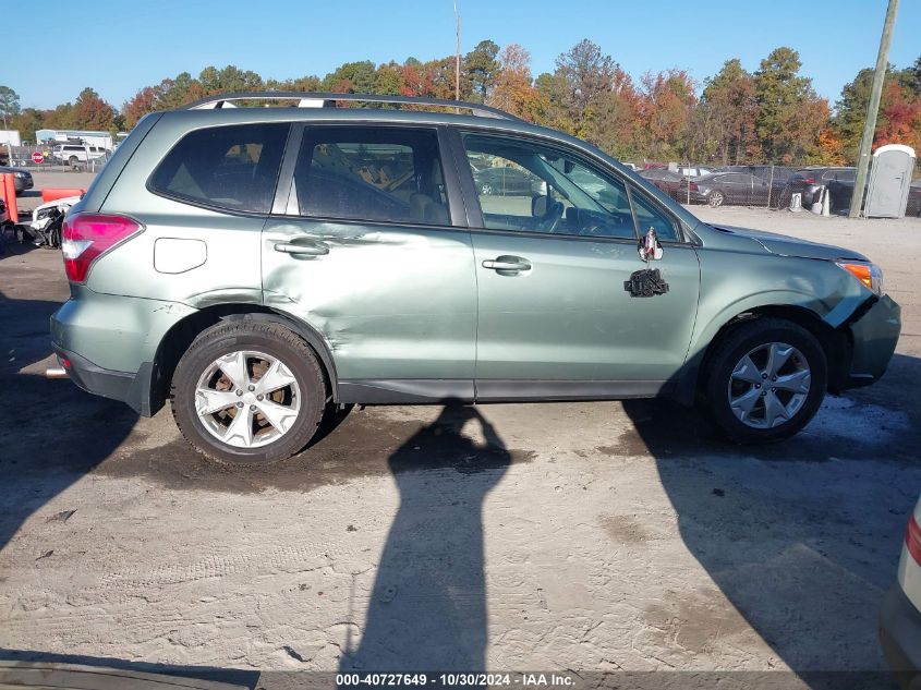 2016 Subaru Forester 2.5I Premium VIN: JF2SJAFCXGH426174 Lot: 40727649