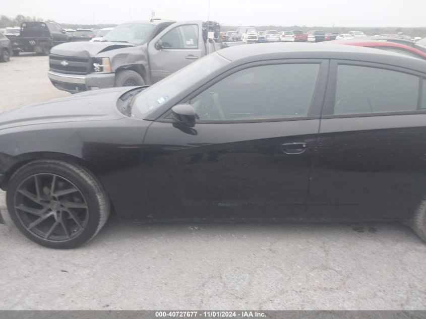 2013 Dodge Charger Se VIN: 2C3CDXBG4DH625558 Lot: 40727677