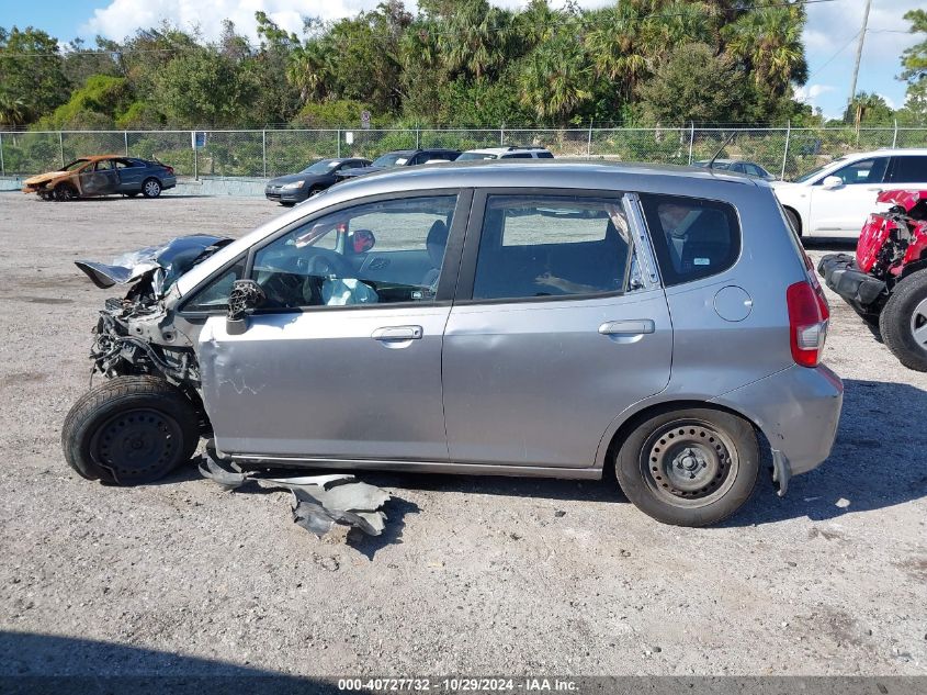 2007 Honda Fit VIN: JHMGD38407S025795 Lot: 40727732