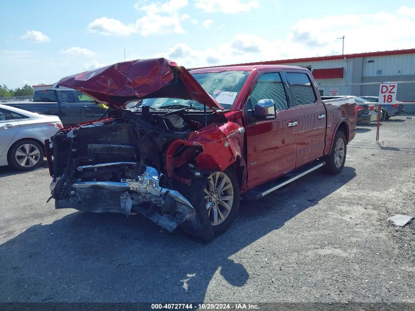 2017 FORD F-150 LARIAT - 1FTEW1CG7HFC78051