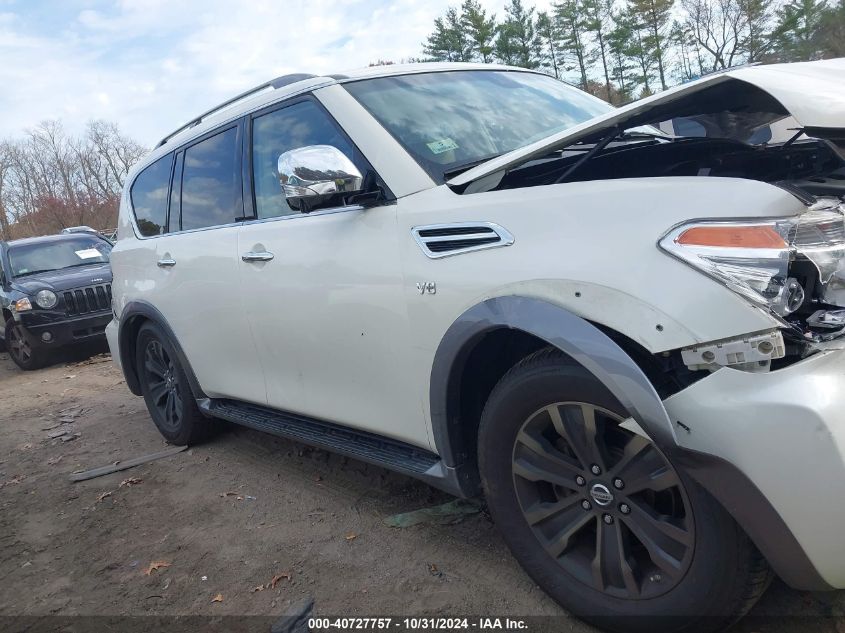 2017 Nissan Armada Platinum VIN: JN8AY2NC3H9504257 Lot: 40727757