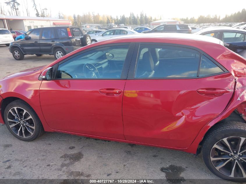 2017 Toyota Corolla Se VIN: 2T1BURHE1HC864493 Lot: 40727767