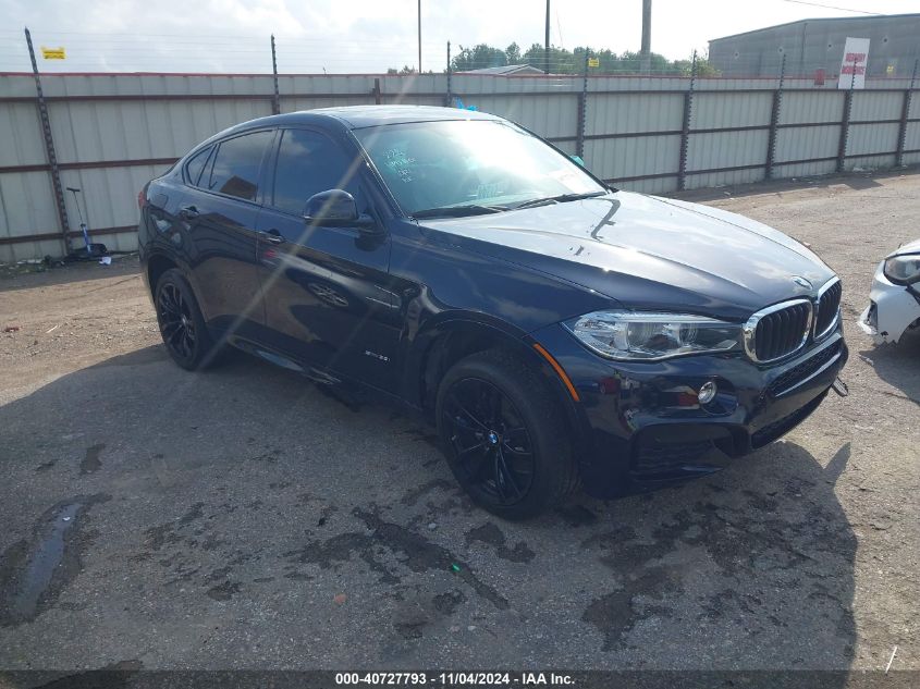 VIN 5UXKU0C59J0G80682 2018 BMW X6 no.1