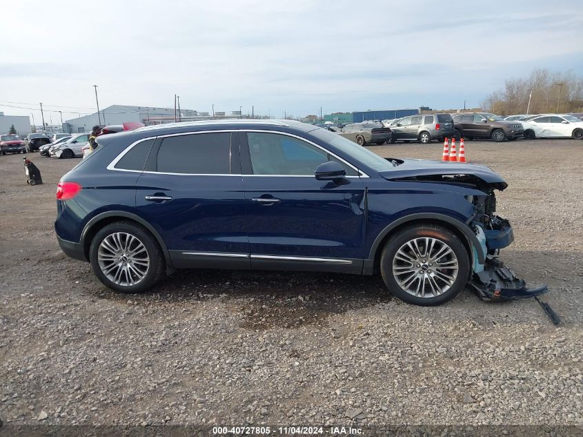 2018 Lincoln Mkx Reserve VIN: 2LMPJ8LR2JBL13829 Lot: 40727805